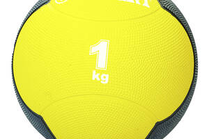 Мяч медицинский медбол Zelart Medicine Ball FI-5121-1 1 Желтый-Черный