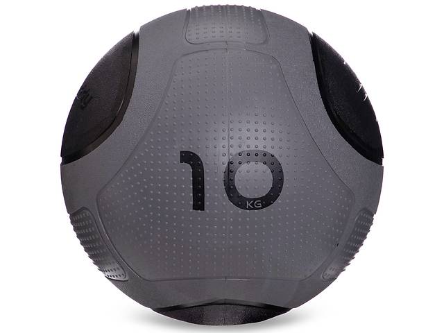 Мяч медицинский Zelart FI-2620-10 10кг Серый-Черный