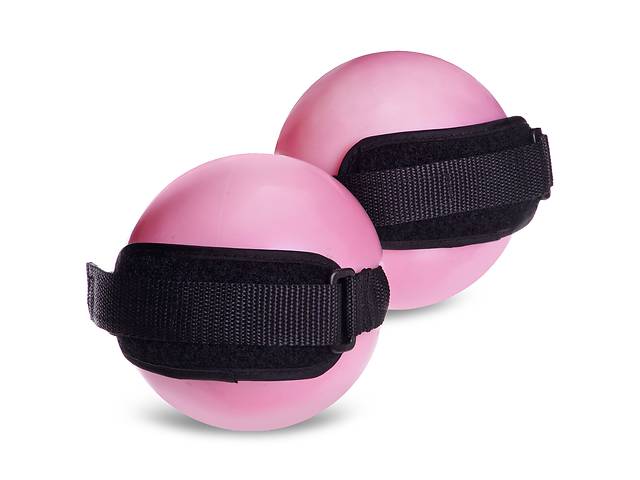 Мяч утяжеленный с манжетом PRO-SUPRA 030-1_5LB Розовый