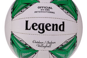 Мяч волейбольный VB-3127 Legend №5 Бело-зеленый (57430031)