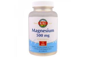 Микроэлемент Магний KAL Magnesium 500 mg 60 Tabs