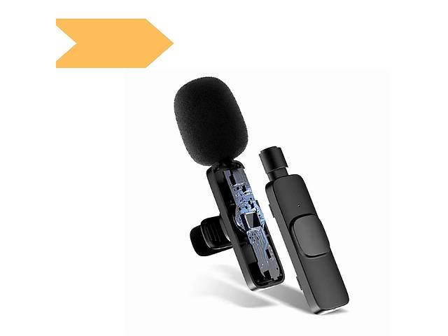 Микрофон беспроводной XPRO WK V30 Lightning черный (MAW-45410_844)