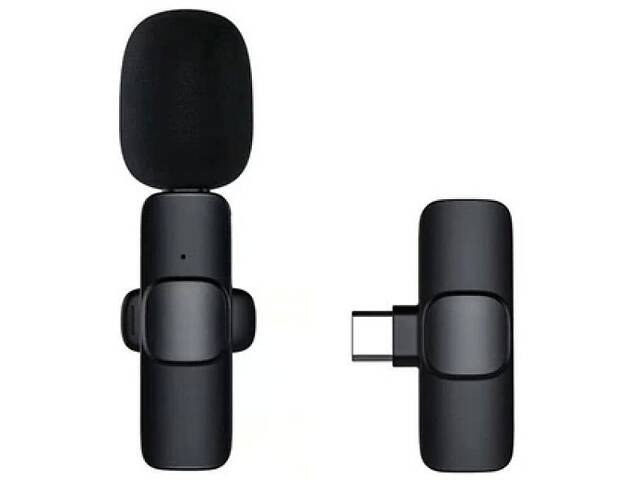 Микрофон Wireless Lavalier Portable Type-C Black (Код товара:23772)