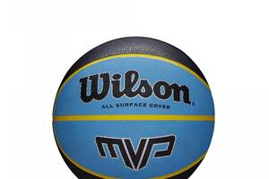 Мини-Мяч баскетбольный Wilson MVP MINI BSKT BK/BL SS20