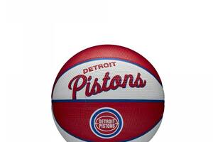 Мини-Мяч баскетбольный Wilson NBA TEAM RETRO BSKT MINI DET PISTONS SZ3