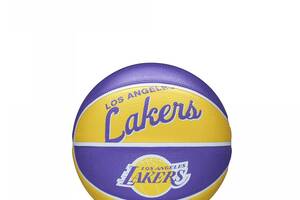Мини-Мяч баскетбольный Wilson NBA TEAM RETRO BSKT MINI LA LAKERS SZ3