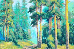 Набір Алмазна мозаїка вишивка Лісові пригоди та подорожі найкращі місця повна викладка 5d 46х35 см