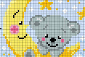 Набір Алмазна мозаїка вишивка Плюшевий ведмедик Ведмедик Тедді на підрамнику повна 5d 20х20 см