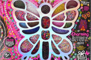 Набір для плетіння браслетів, бісеру та намистин 'Charming Butterfly', рукоділля, подарунок для дітей