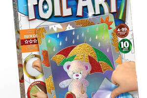 Набір для творчості Foil art 21,5x27 см аплікація з кольоровою фольгою самоклейна аплікація FAR-09
