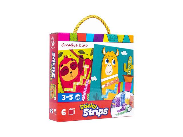 Набір для творчості Sticky strips 'Лама' Vladi Toys VT4433-04 Укр