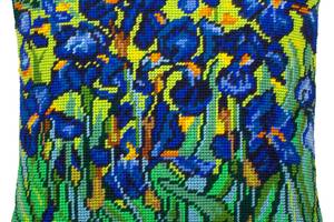 Набір для вишивання декоративної подушки Чарівниця Півники В. ван Гог 40×40 см V-307