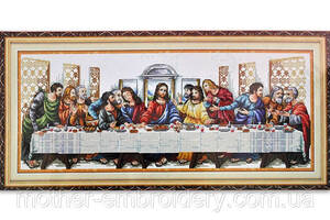 Набір для вишивання хрестиком Ікона 'Таємна вечеря' Леонардо да Вінчі муліне 43х98 см канва №11