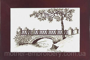 Набір для вишивання хрестиком 'Міст' Aida Madeira Zweigart муліне 20х32 см