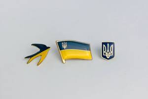 Набір Dobroznak з 3х значків/пінів Сміливість