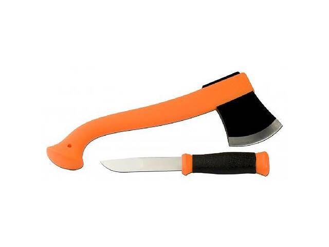 Набір Morakniv Outdoor Kit Orange Ніж Outdoor 2000+Сокира Camping axe Нержавіюча сталь Помаранчевий