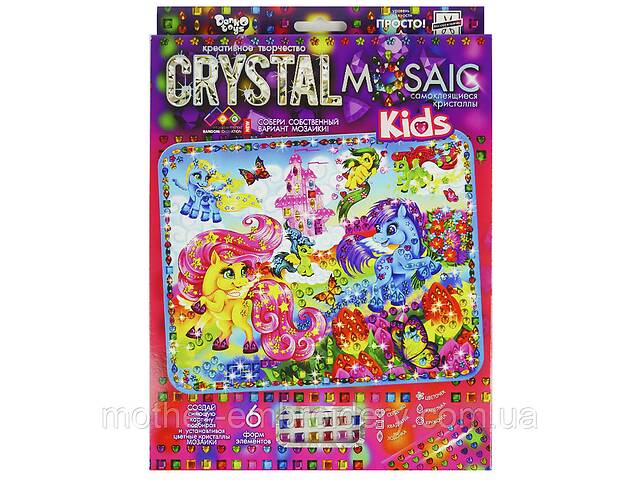 Набір вишивки алмазної мозаїки Crystal mosaic kids мозаїка 5d 28х22 см мозаїка з кристалів