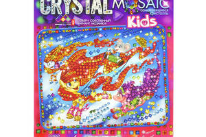 Набір вишивки алмазної мозаїки Crystal mosaic kids мозаїка 5d 28х22 см мозаїка з кристалів