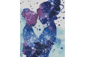 Набор Алмазная мозаика вышивка Мама с ребенком Флюиды счастья на подрамнике полная выкладка 5d 40х50 см