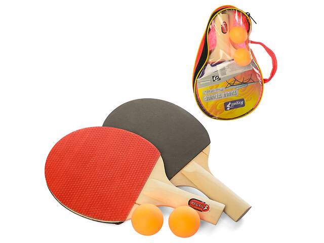 Набор для настольного тенниса MS 1302 в чехле, ракетки, мячики