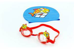 Набор для плавания детский очки и шапочка ARENA WORLD AR-92295-20 Red (ZA04093)