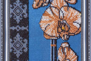 Набор для вышивки бисером на натуральном художественном холсте Абрис Арт Орхидеи-2 AB-101