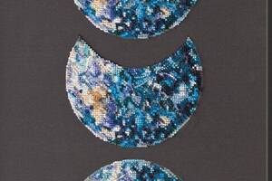 Набор для вышивки бисером на натуральном художественном холсте Абрис Арт Фазы Луны AB-772