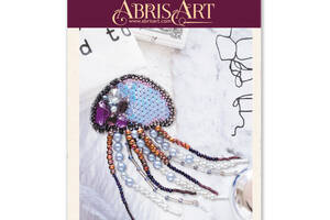 Набор для вышивки бисером украшения 'Медуза' Abris Art AD-071 на натуральном холсте
