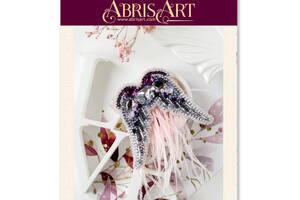 Набор для вышивки бисером украшения 'Окрыляй' Abris Art AD-202 на натуральном холсте