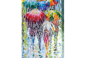 Набор для вышивки бисером 'Веселые зонтики' Abris Art AB-434 40х20 см