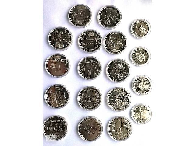 Набор монет в капсулах Collection Вооруженные Силы Украины 30 мм 19 шт Cеребристый (hub_1z6tkv)
