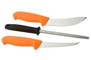 Набор Morakniv 2 ножа + мусат Hunting Set 3000 Orange (12098)