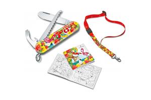 Набор подарочный детский Victorinox My First Children Set Animal Edition Parrot нож 84 мм/9 функций (0.2373.E3)