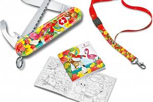 Набор подарочный детский Victorinox My First Children Set Animal Edition Parrot нож 84 мм/9 функций (0.2373.E3)