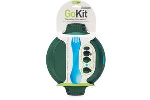 Набор посуды Humangear GoKit Deluxe 7-tool Mess Kit Charcoal/Green (1054-022.0124)