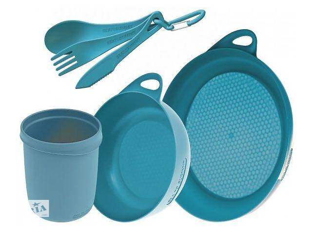 Набір посуду Sea To Summit Delta Camp Set (Bowl, Plate, Mug, Cutlery) STS ADSETPB, синій