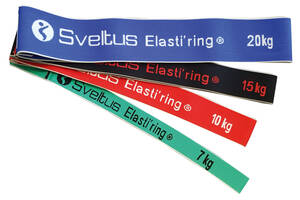 Набор резинок для фитнеса тканевых (4 шт.) Sveltus Elasti'ring (SLTS-0149-0)