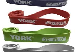 Набор резинок для фитнеса York Fitness 17,5 - 65 кг 4 шт