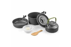 Набор туристической посуды алюминиевой Cooking Set DS-308 8148