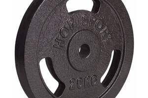 Набор из металлических дисков Hop-Sport Strong 2x20 кг