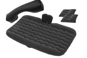 Надувной автомобильный матрас Lesko SD-7S Black на заднее сиденье для сна