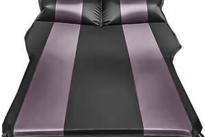 Надувной автомобильный матрас в багажник Lesko DZ-1R Black + Gray 188*132*5 см