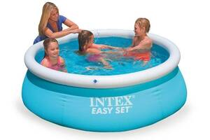 Надувной бассейн Intex Easy Set 28101 Синий (54402)