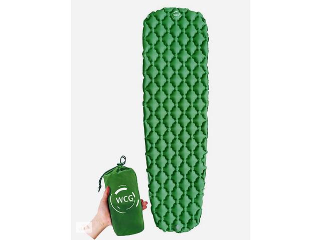 Надувной каремат походный, туристический WCG для кемпинга (зеленый) Купи уже сегодня!