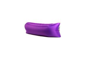 Надувной матрас для отдыха Lamzak Ламзак 190х90 Фиолетовый (0005043)