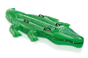 Надувной плотик Intex Крокодил 203х114 см (58562)