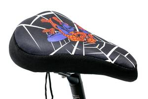 Накладка на дитяче сідло Spider Man з гелевим наповнювачем 200 * 150mm чорно-червоний (чорно-червоний)