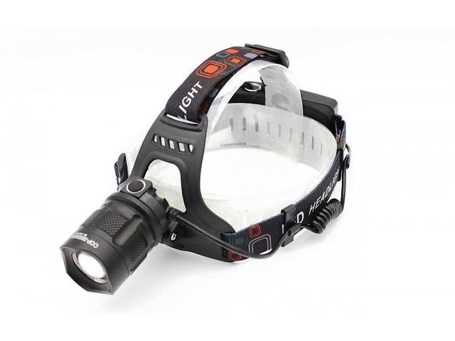 Налобный аккумуляторный фонарь Bailong LED Zoom BL-T32 -P50 3 режима Черный (hub_opl4qn)