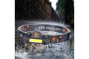 Налобний ліхтар із акумулятором 18650