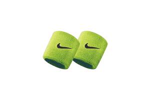 Напульсник NIKE SWOOSH WRISTBANDS 2 PK ATOMIC GREEN/BLACK OSFM - N.NN.04.710.OS